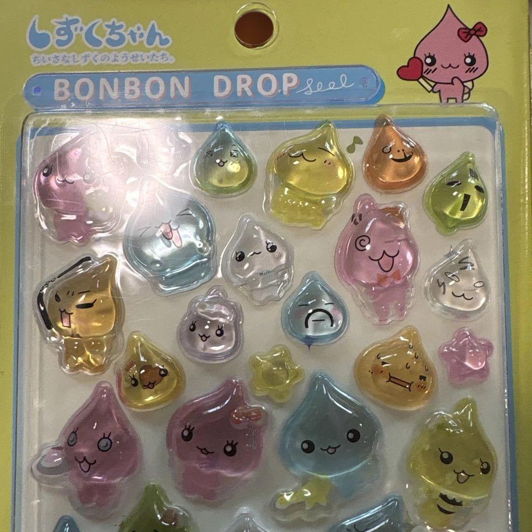 【正規品】ボンボンドロップシール しずくちゃん 6枚セット クーリア
