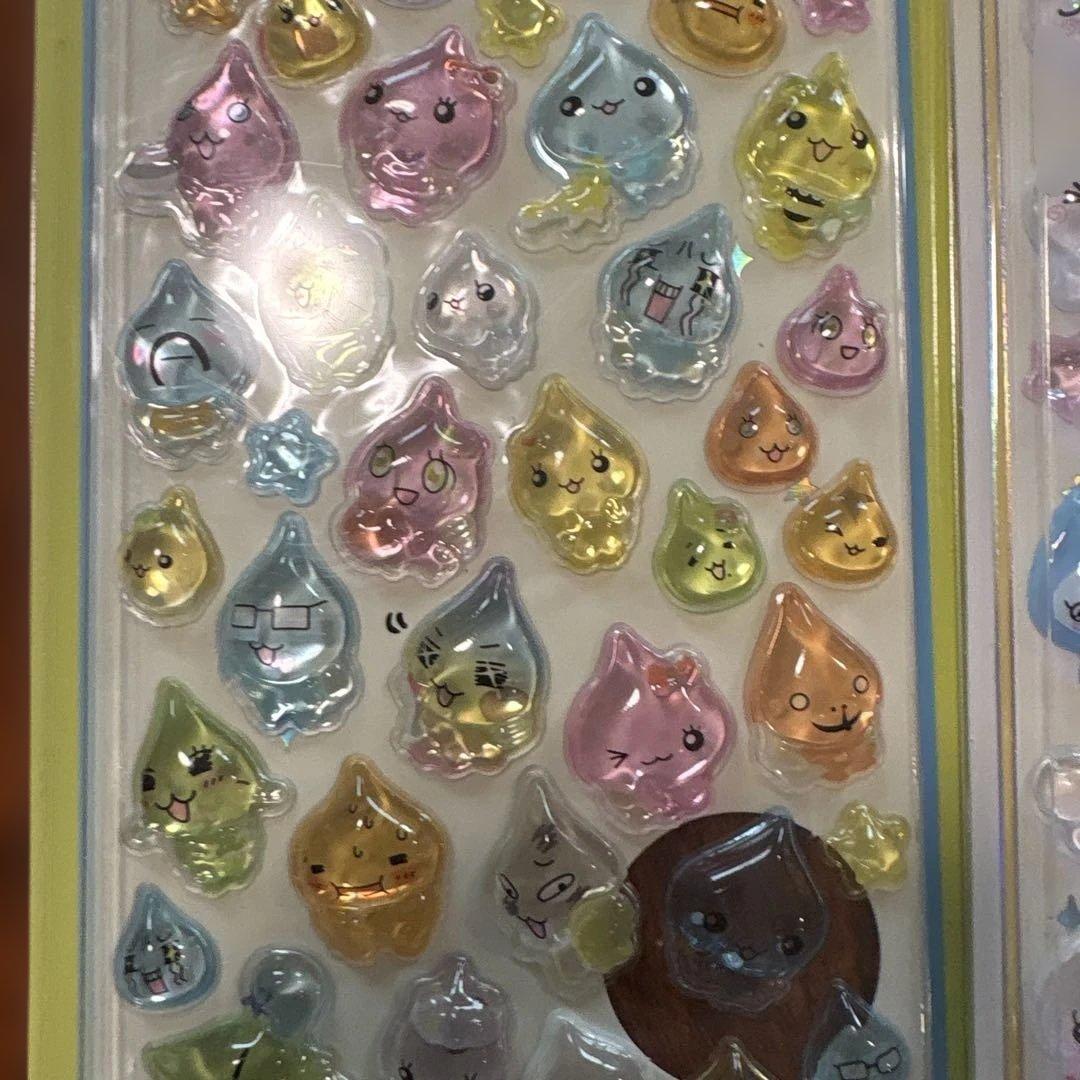 【正規品】ボンボンドロップシール しずくちゃん 6枚セット クーリア