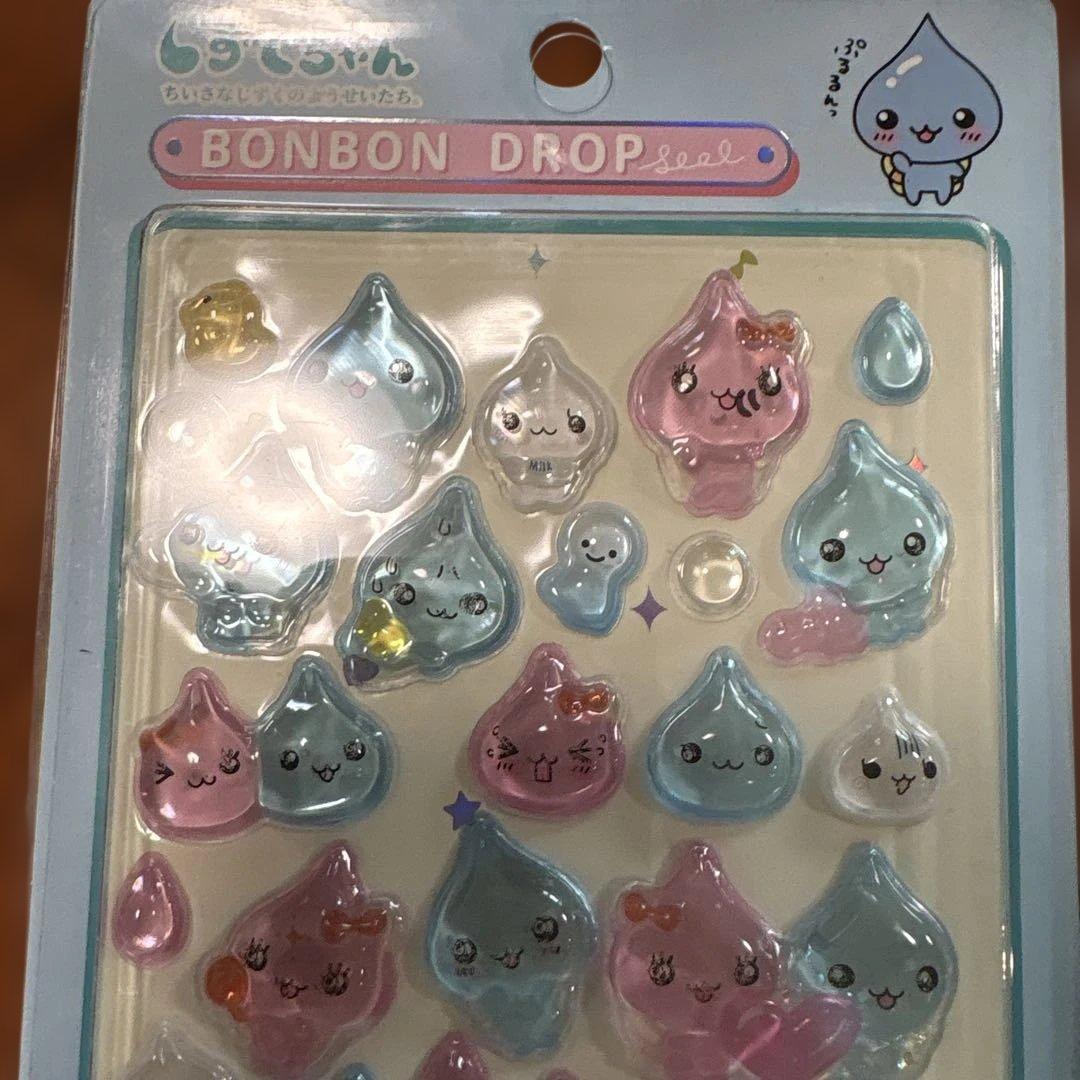 【正規品】ボンボンドロップシール しずくちゃん 6枚セット クーリア