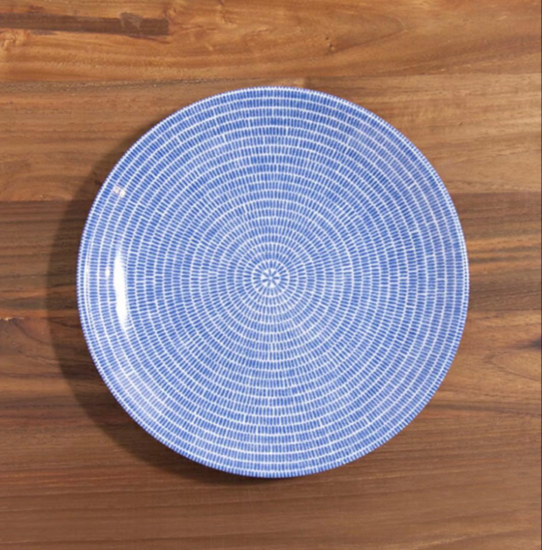 【Arabia】２枚アラビア24hアベックプレートブルー 21cm かもめ食堂皿