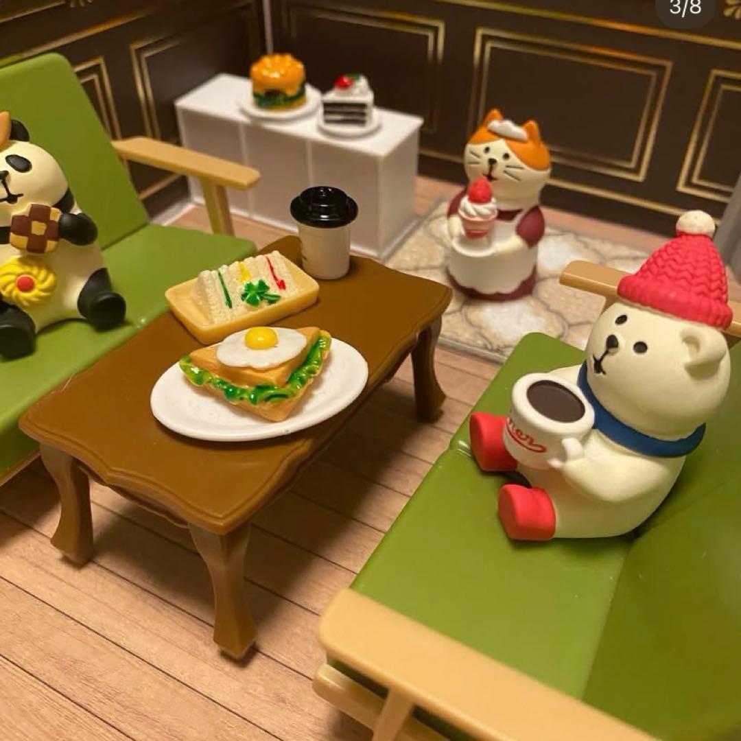 デコレ　コンコンブル decole concombre 喫茶店セット