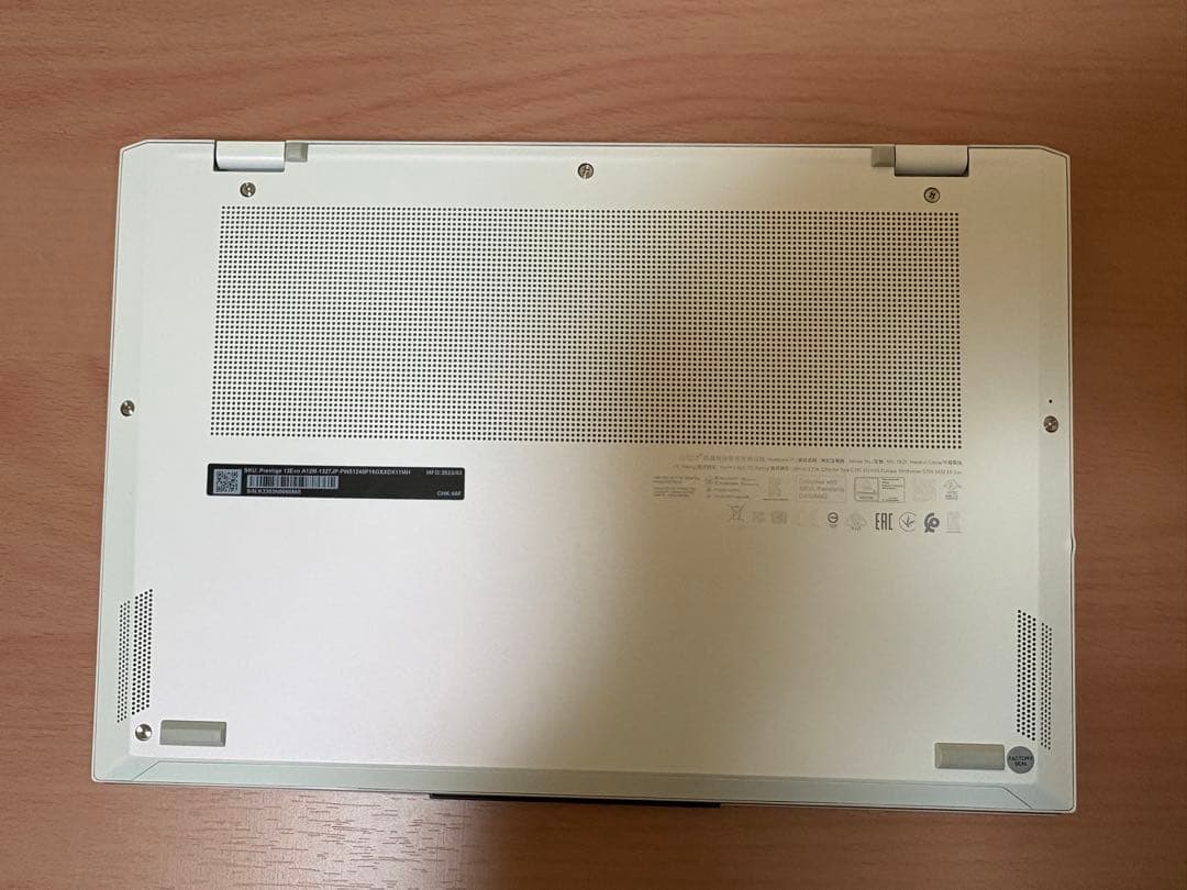 Windowsノート本体 MSI PC Prestige-13Evo core i5 1240p 16gb