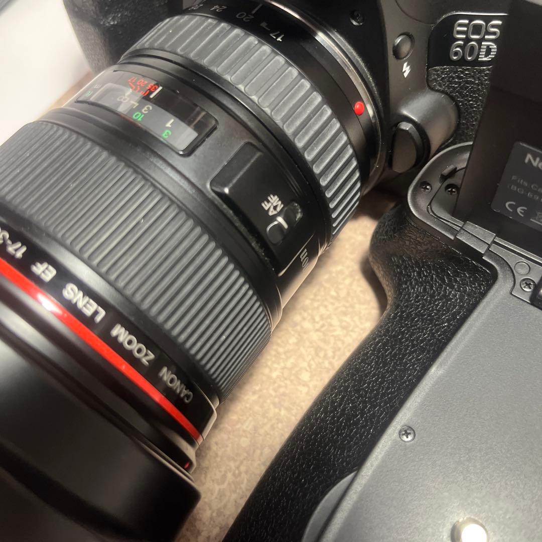Canon EOS 60D F2.8 EF17-35mmレンズ付