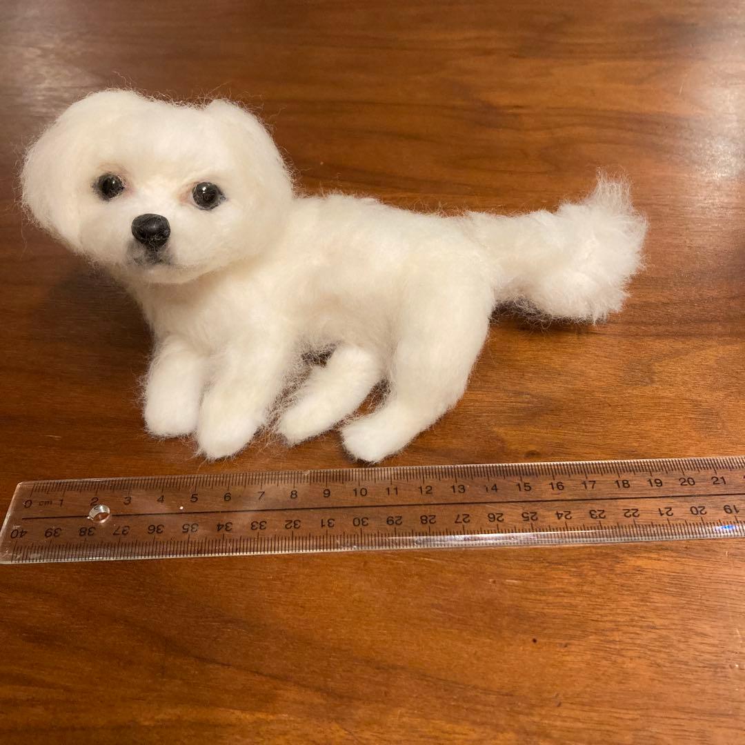 羊毛フェルト マルチーズ