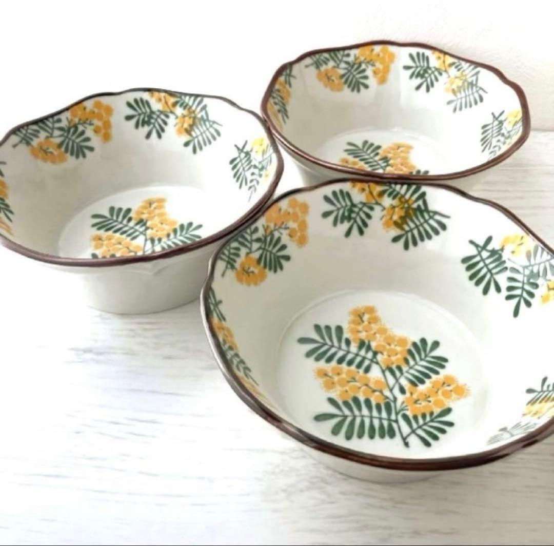 新品5点セット　美濃焼　ミモザスタイル　14.2cm プレート