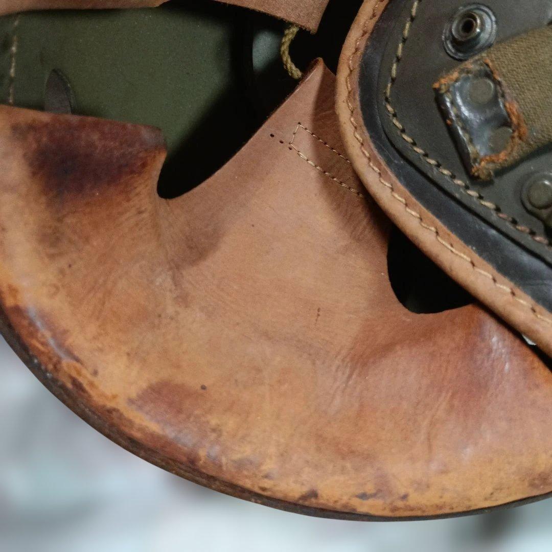 最終値下げ　WW2戦後カナダ軍戦車兵タンカーヘルメット少品