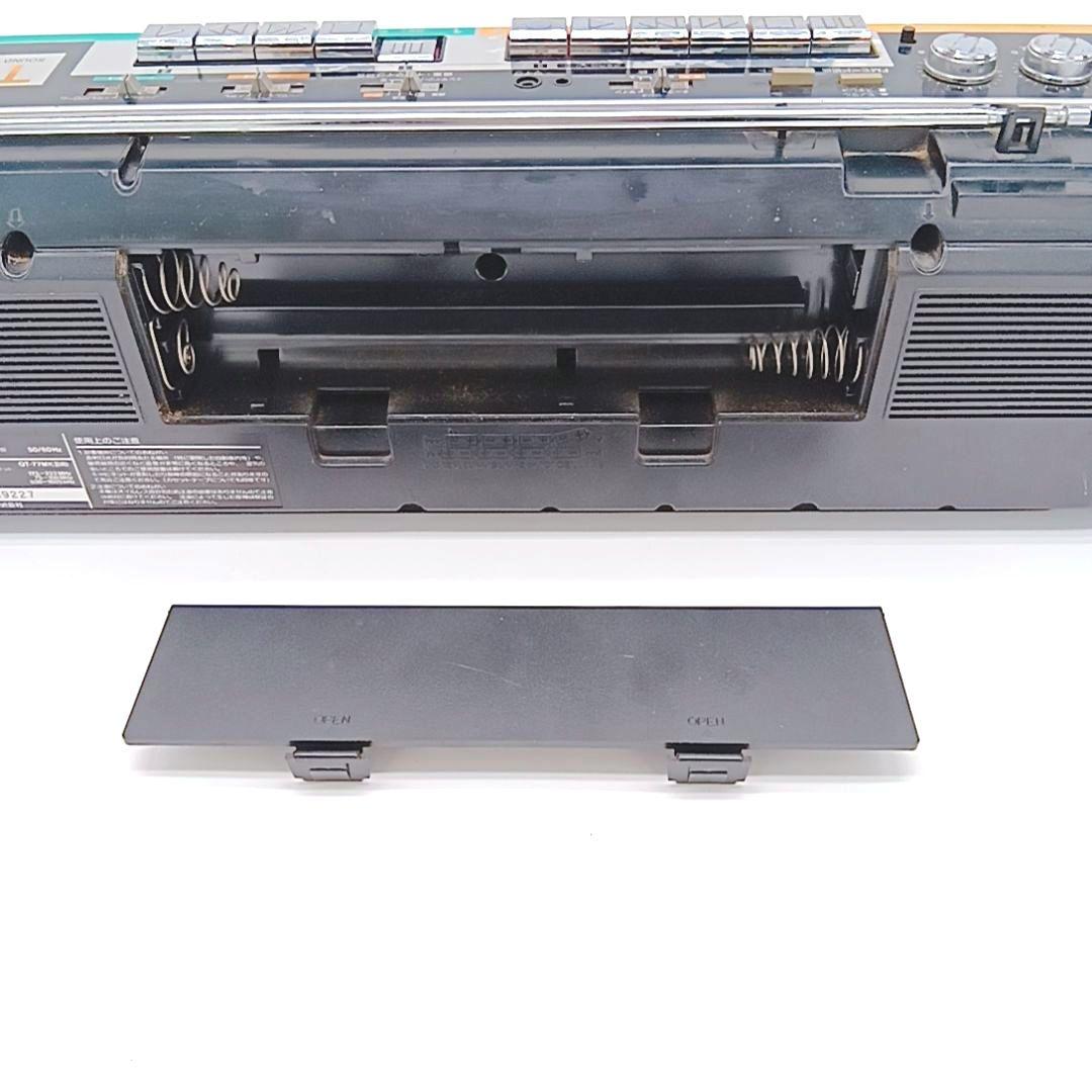 SHARP ラジカセ シャープ 昭和レトロ ダブルカセット QT-77MK2