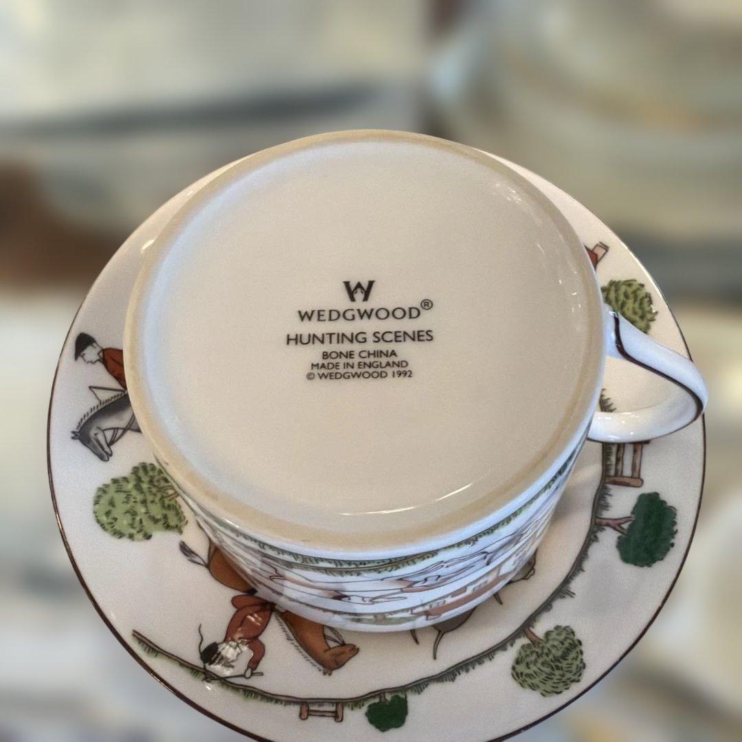 【】ウェジウッドティーポット&カップ&ソーサー
