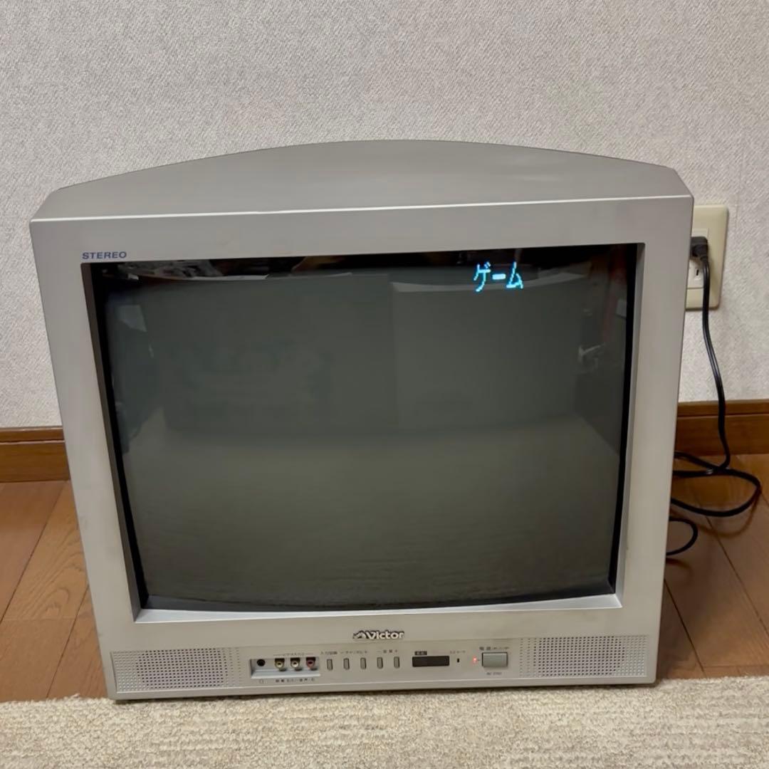 Victor カラーテレビ AV-21N1 21型 リモコン アンテナケーブル付
