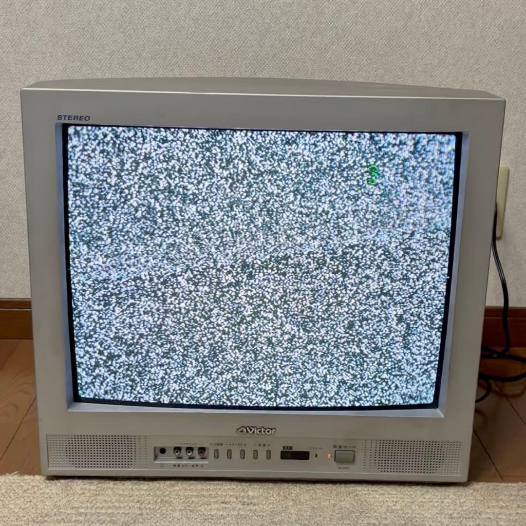 Victor カラーテレビ AV-21N1 21型 リモコン アンテナケーブル付