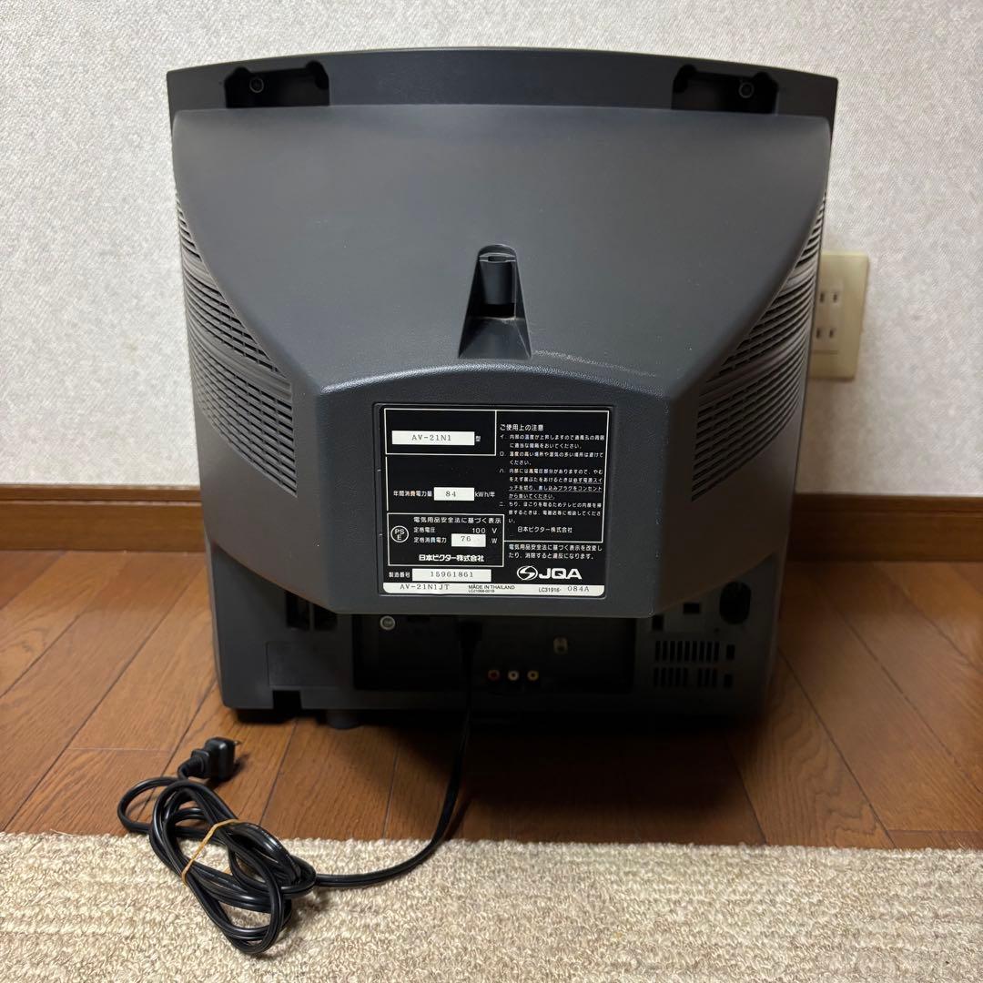 Victor カラーテレビ AV-21N1 21型 リモコン アンテナケーブル付