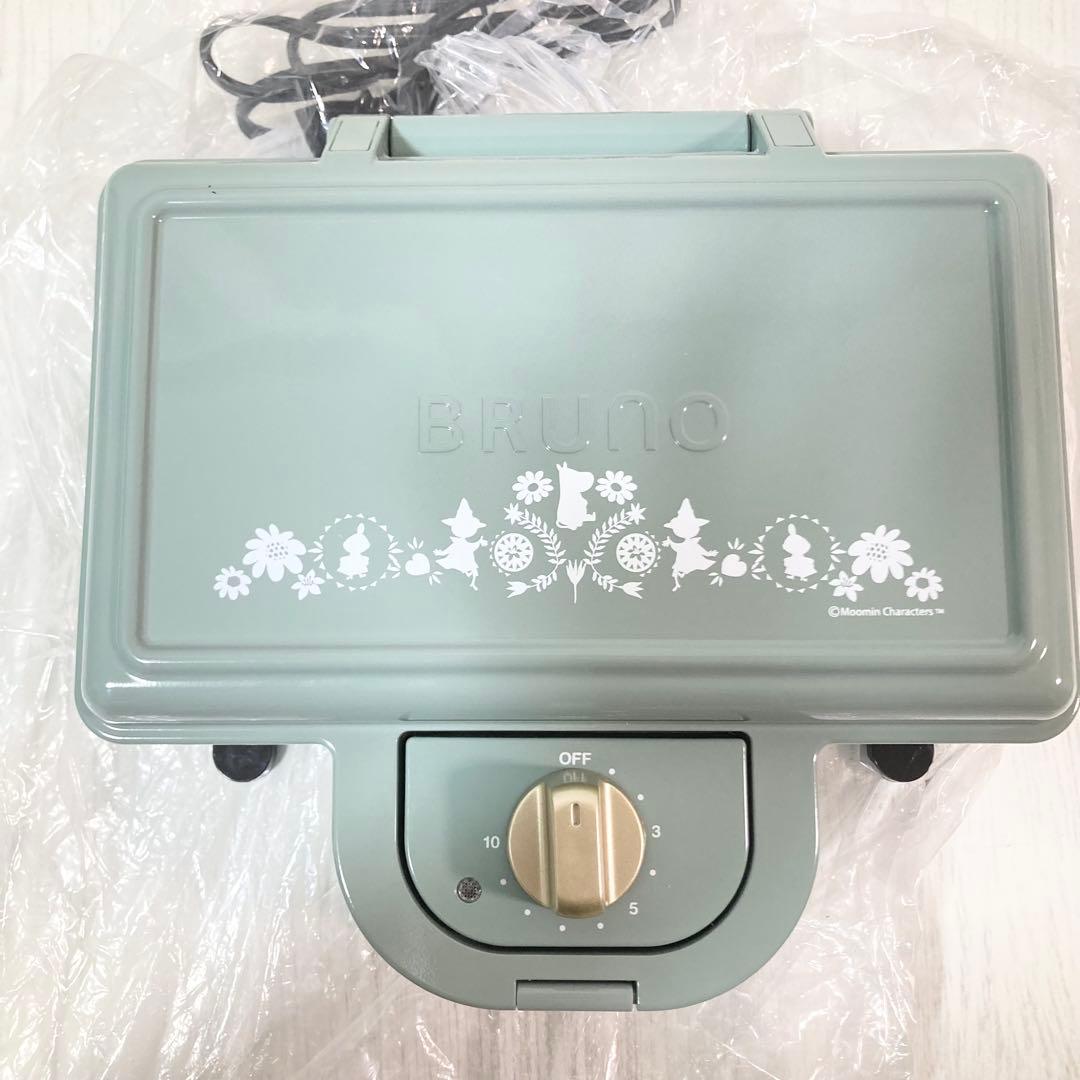 BRUNOムーミンホットサンドメーカー ダブル BOE051-BGR