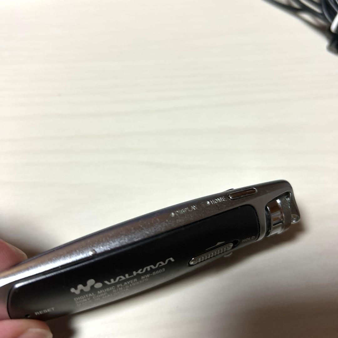 【動作確認済み】SONY ウォークマン NW-S603 ブラック 付属品あり