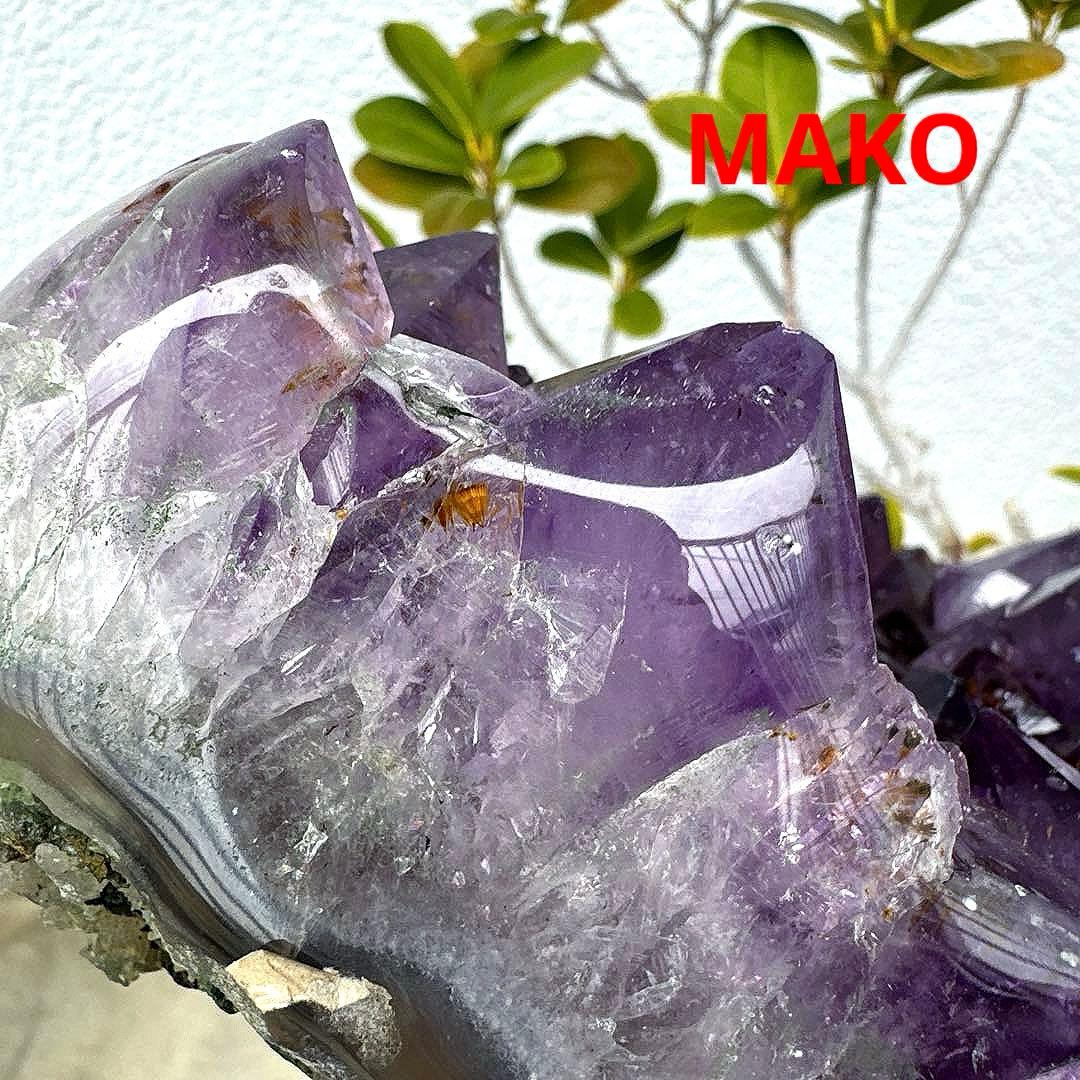 M1933☆アメジストクラスター3.0Kg☆ブラジル産☆天然石☆N60209-C