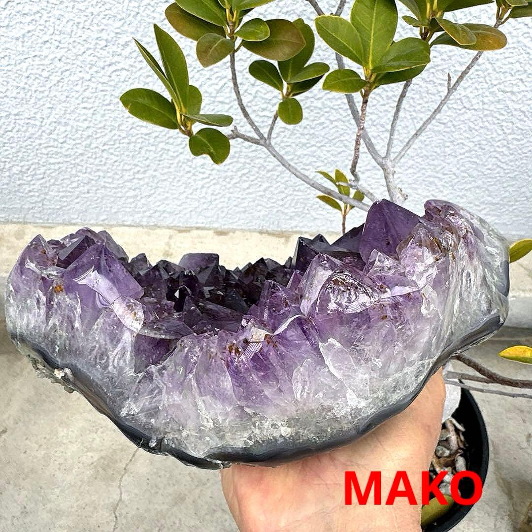 M1933☆アメジストクラスター3.0Kg☆ブラジル産☆天然石☆N60209-C