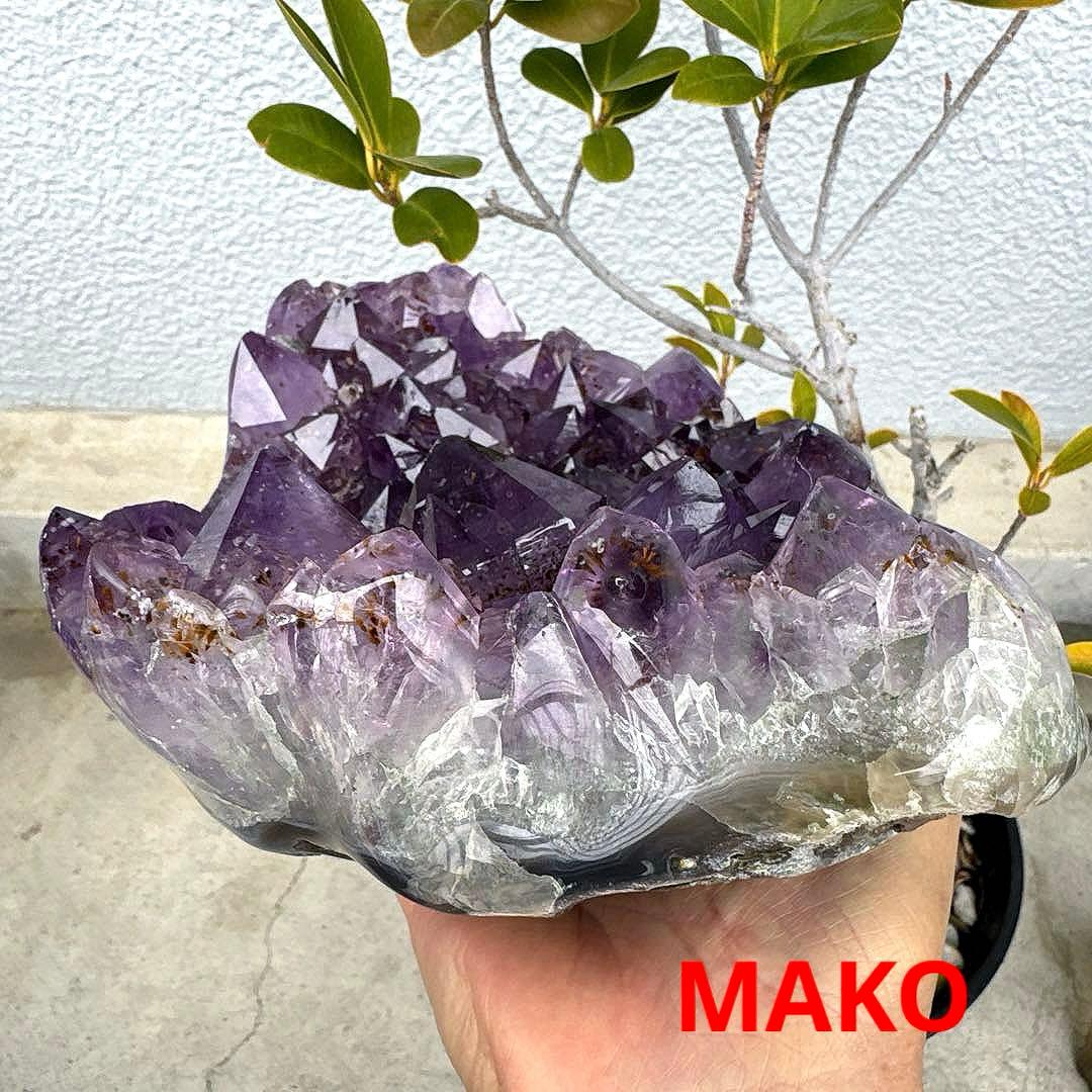 M1933☆アメジストクラスター3.0Kg☆ブラジル産☆天然石☆N60209-C