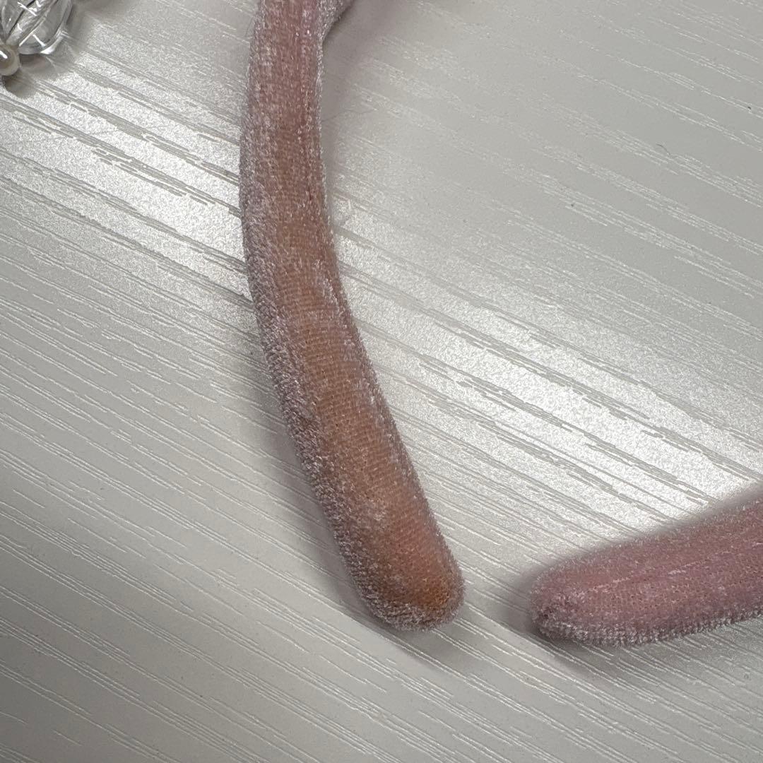 ミニーちゃん　イヤリング　カチューシャ　ピンク