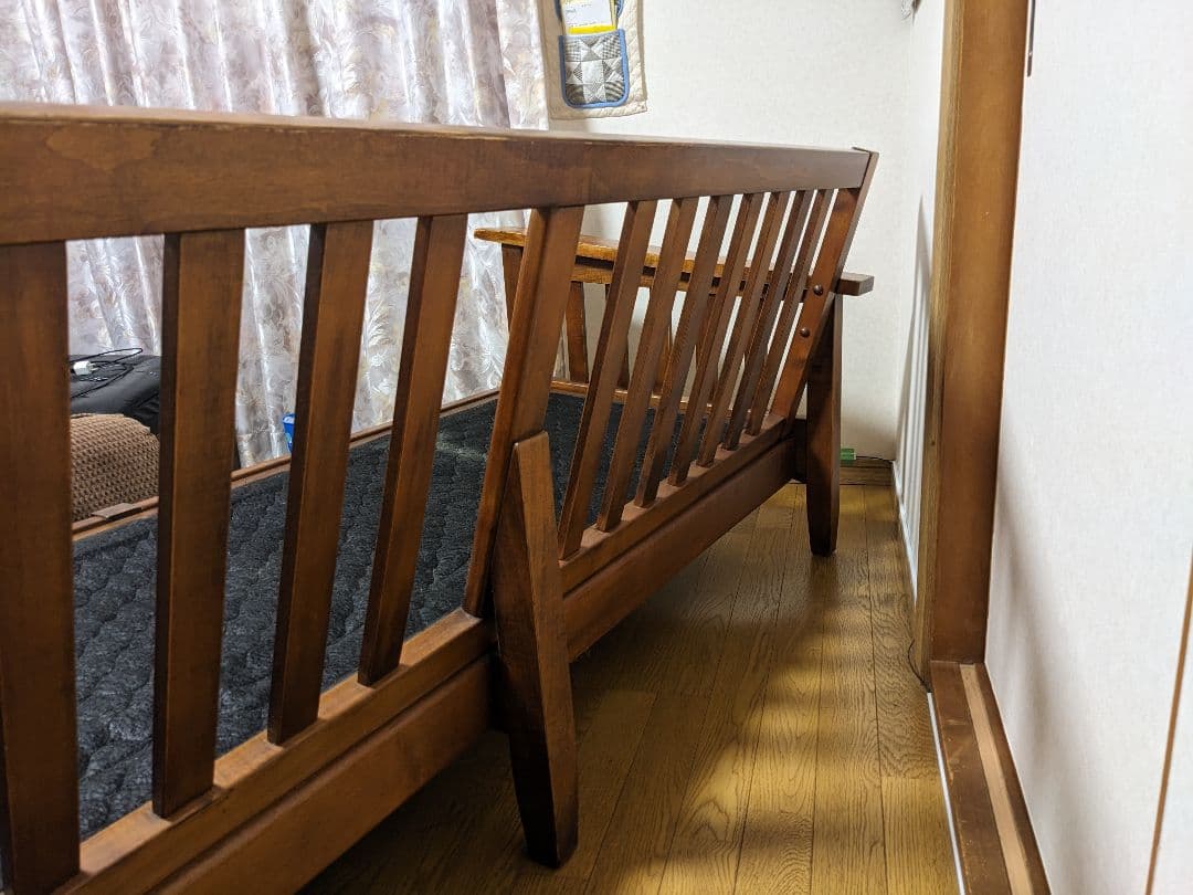 お値下げ∶ゆったりソファ 木製フレーム ETHAN ALLEN