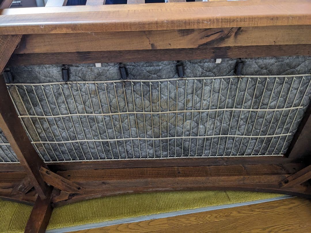 お値下げ∶ゆったりソファ 木製フレーム ETHAN ALLEN