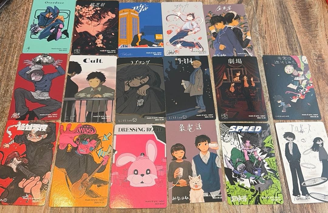 なとり Asia tourトレカ トレーディングカード　セミコンプ