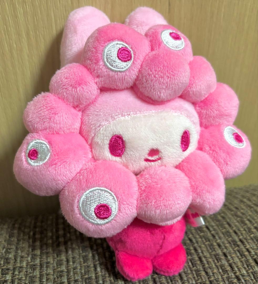 サンリオ ミャクミャク マイメロ 推しカラーカラビナ付きぬいぐるみ【レア】万博