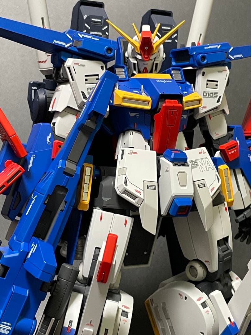mg 強化型z zガンダムverKa 全塗装完成品