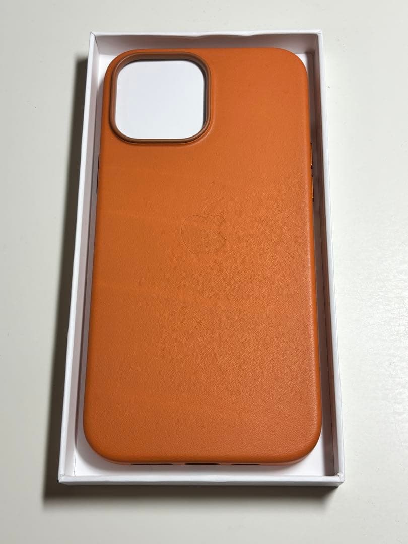 【新品】純正 iPhone 13 Pro Maxレザーケース・ゴールデンブラウン
