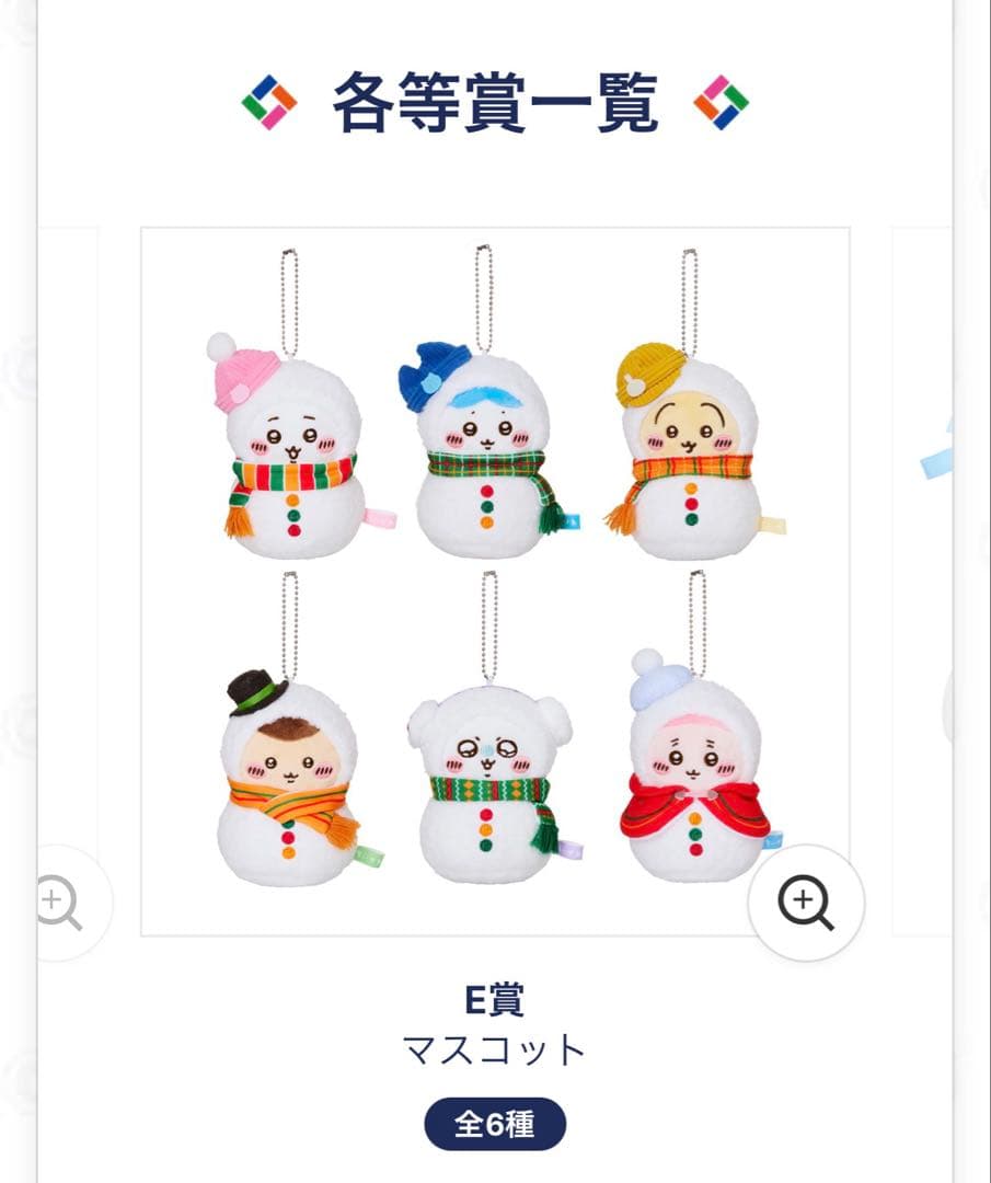 エニマイくじ ちいかわ 2025 1ロット