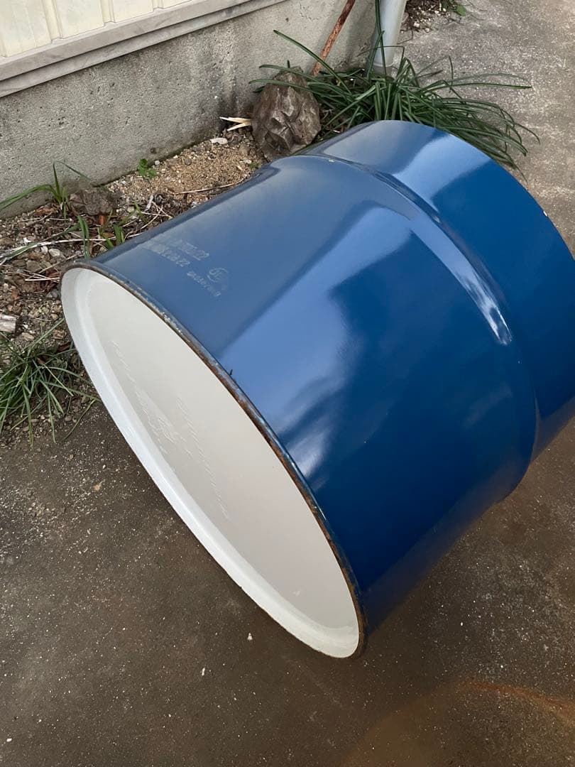 レオン様用 ドラム缶 半切り 下半分 無加工