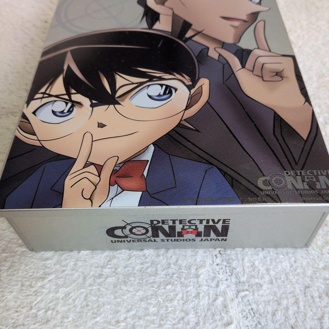 名探偵コナン クッキー缶（缶のみ）Universal Studio Japan