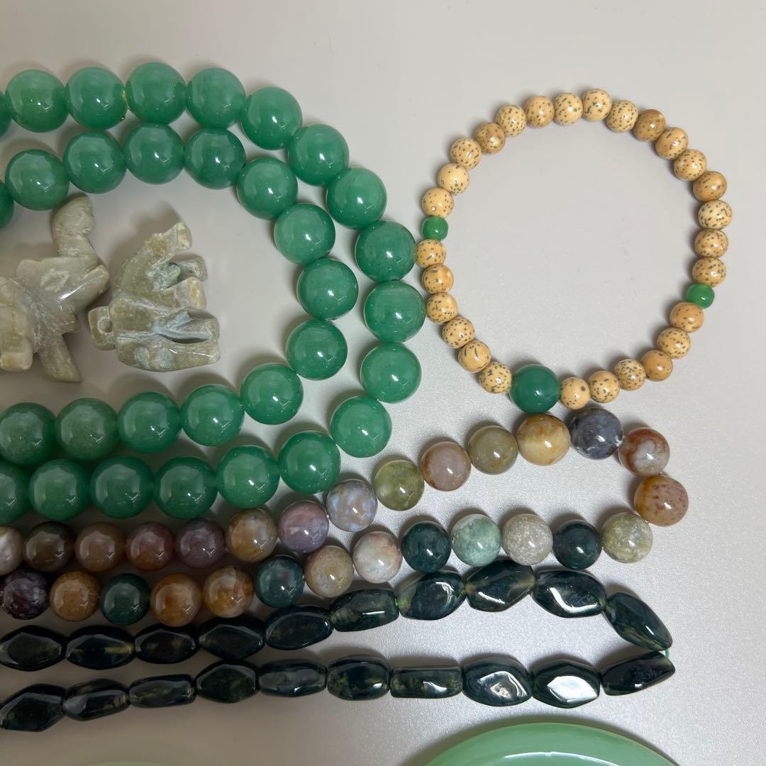 翡翠　アクセサリー　ネックレス　バングル等　419g 東K8-0406☆2F