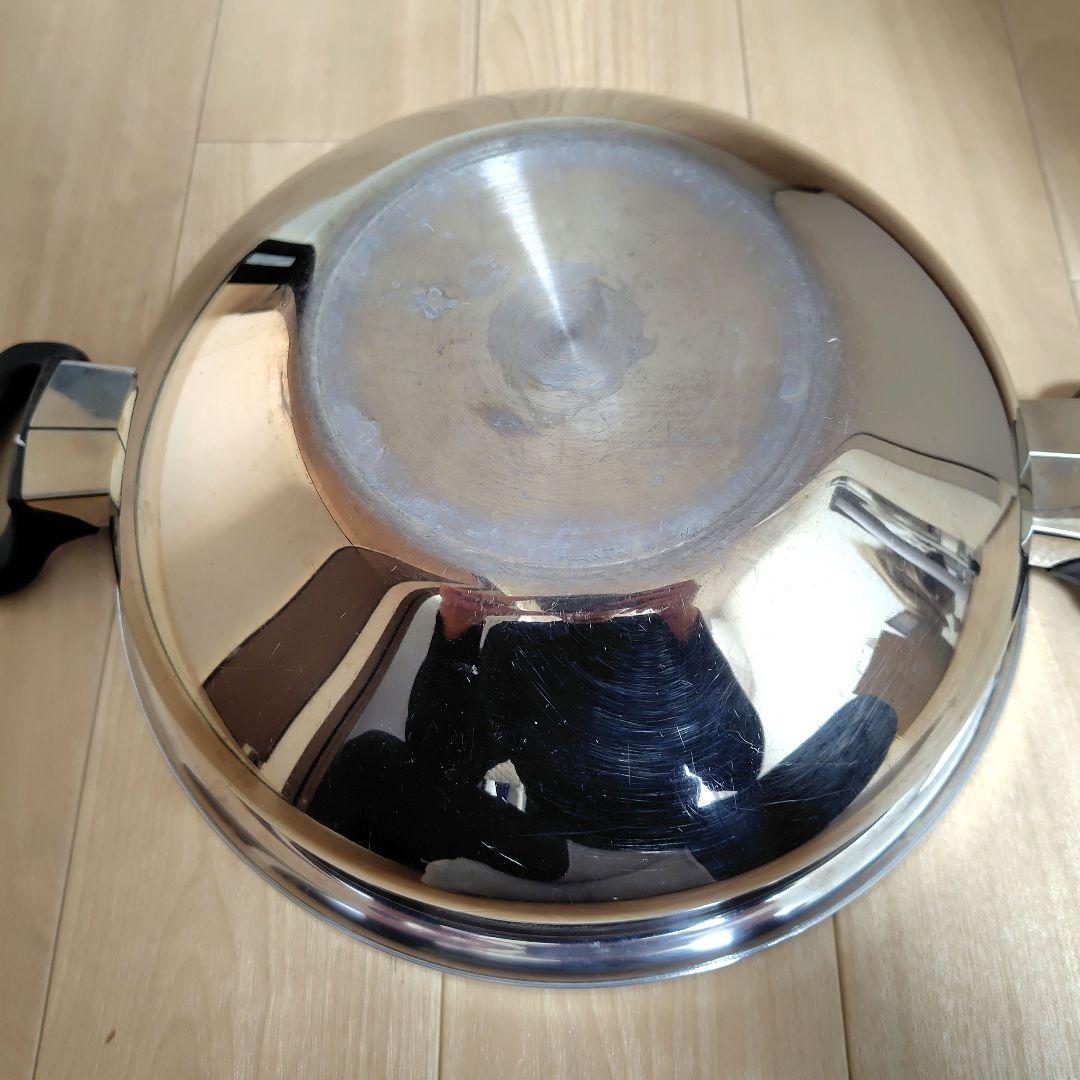 アムウェイ　クイーンクックウェア　ウォック　中華鍋　両手鍋　無水鍋