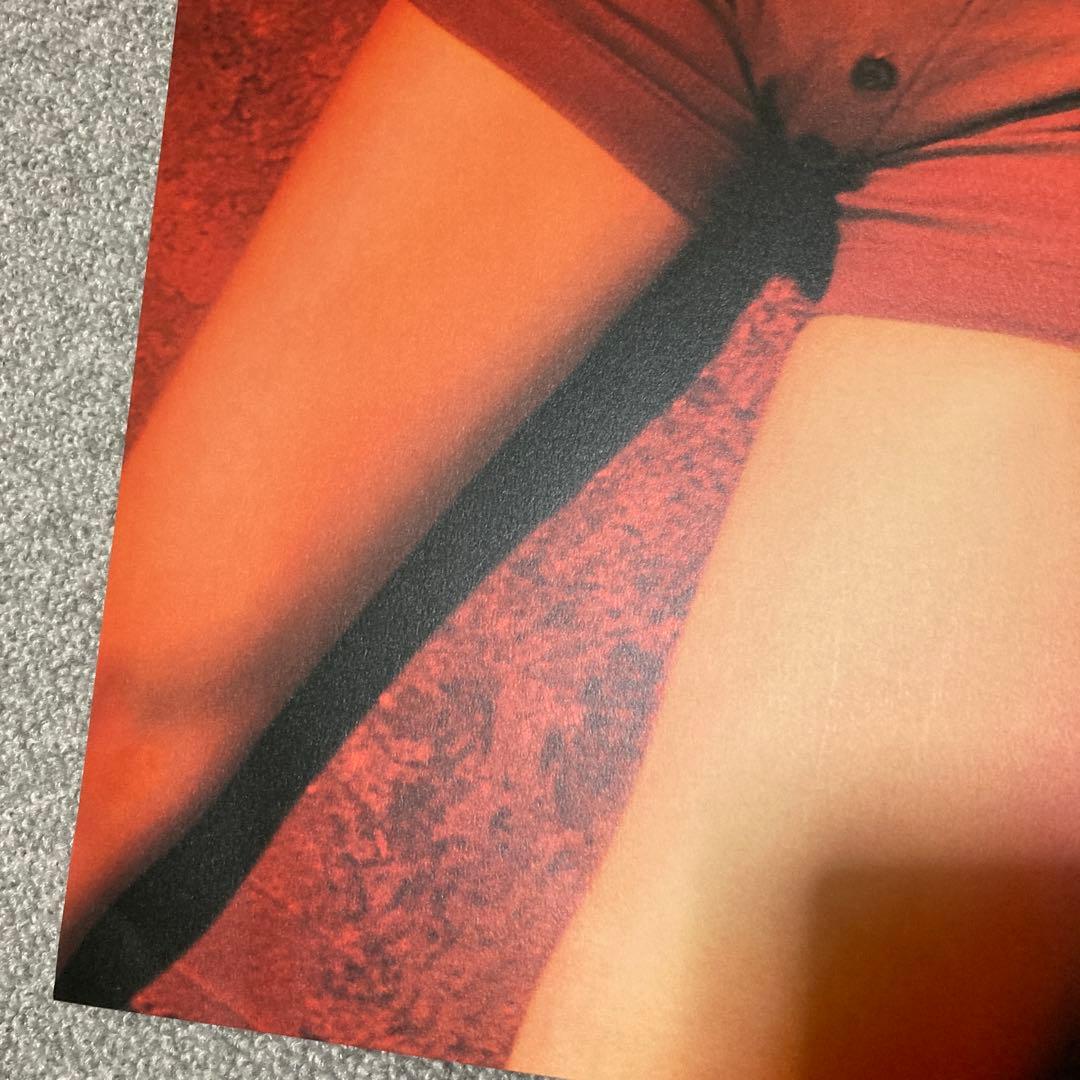 井川遥　BODY WILD FIT BOXER ポスター　美品　グンゼ　赤　１