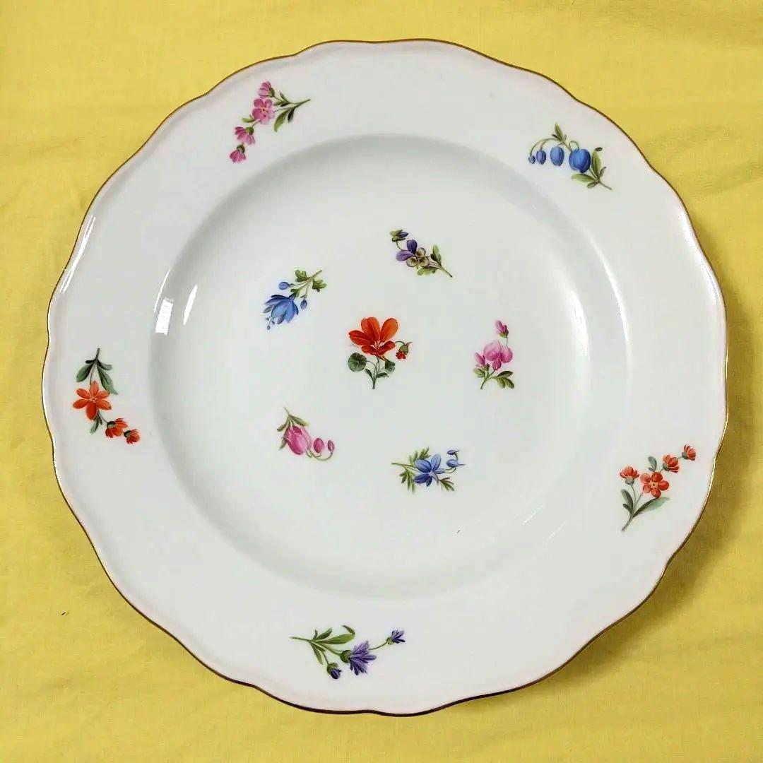 【未使用】マイセン プレート 散らし小花 24cm 6枚 保管BOX付