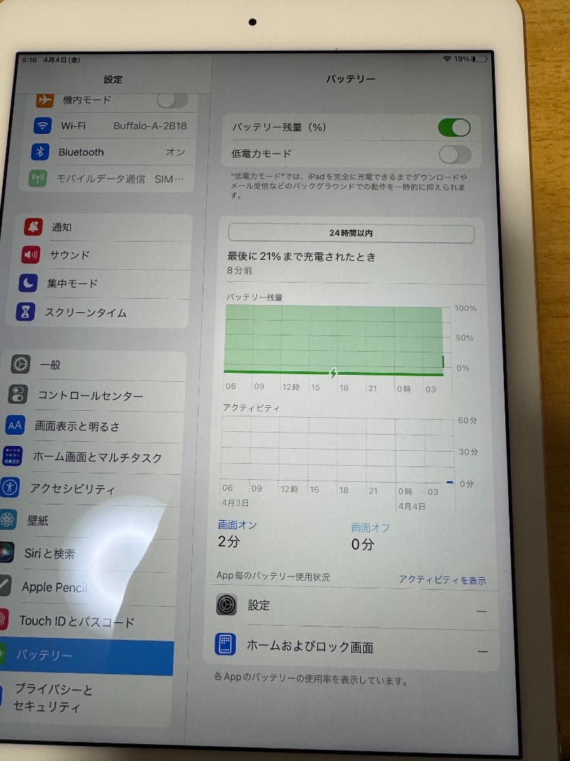 iPad Pro 9.7 Wi-Fi + Cellularモデル 128GB
