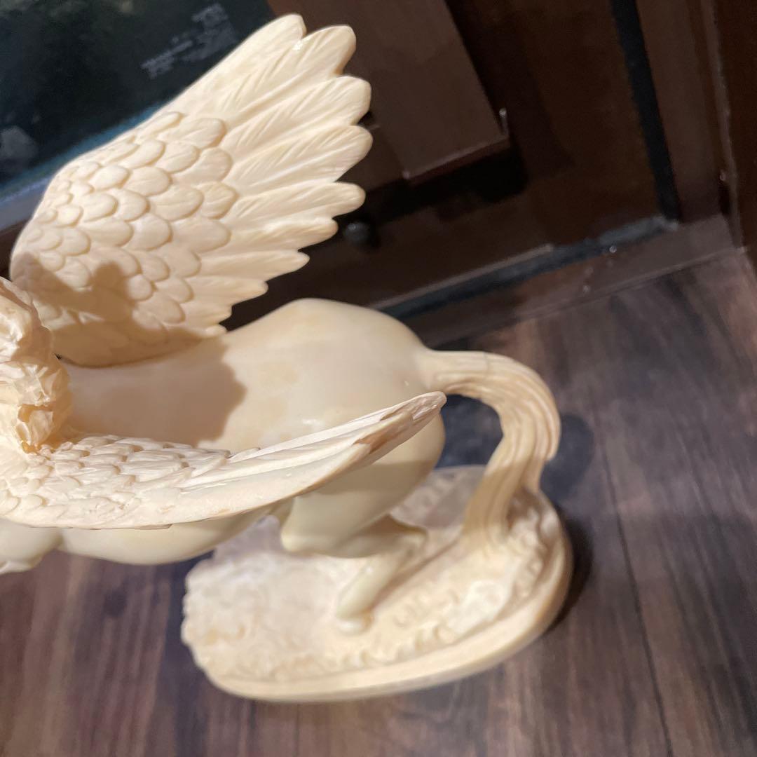 ペガサス　置物　石膏　スタチュー　フィギュア　修復跡あり