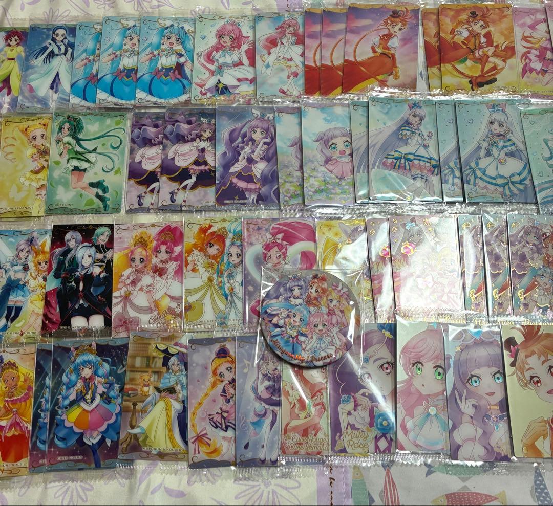 プリキュア　ウエハース　缶バッジ　まとめ売り