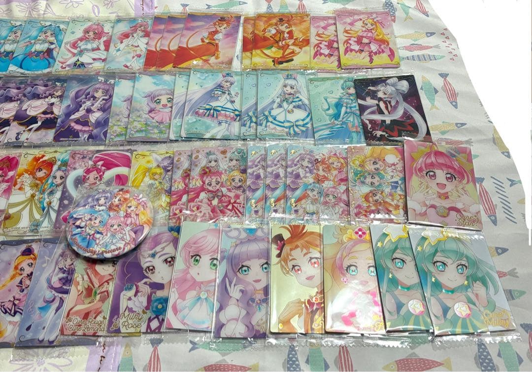 プリキュア　ウエハース　缶バッジ　まとめ売り