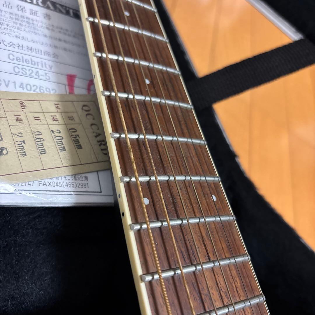 Celebrity CS245 エレアコ 純正ハードケース付き