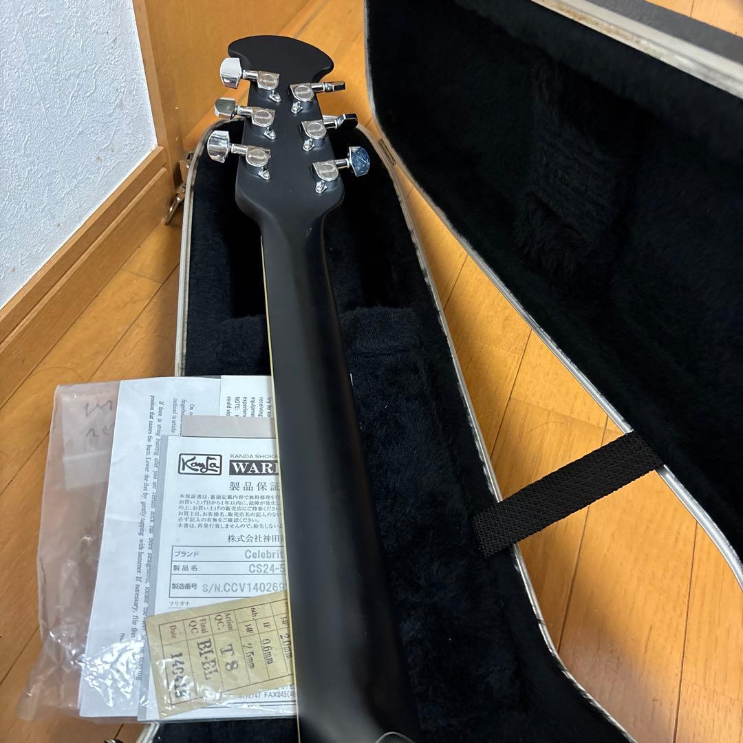 Celebrity CS245 エレアコ 純正ハードケース付き