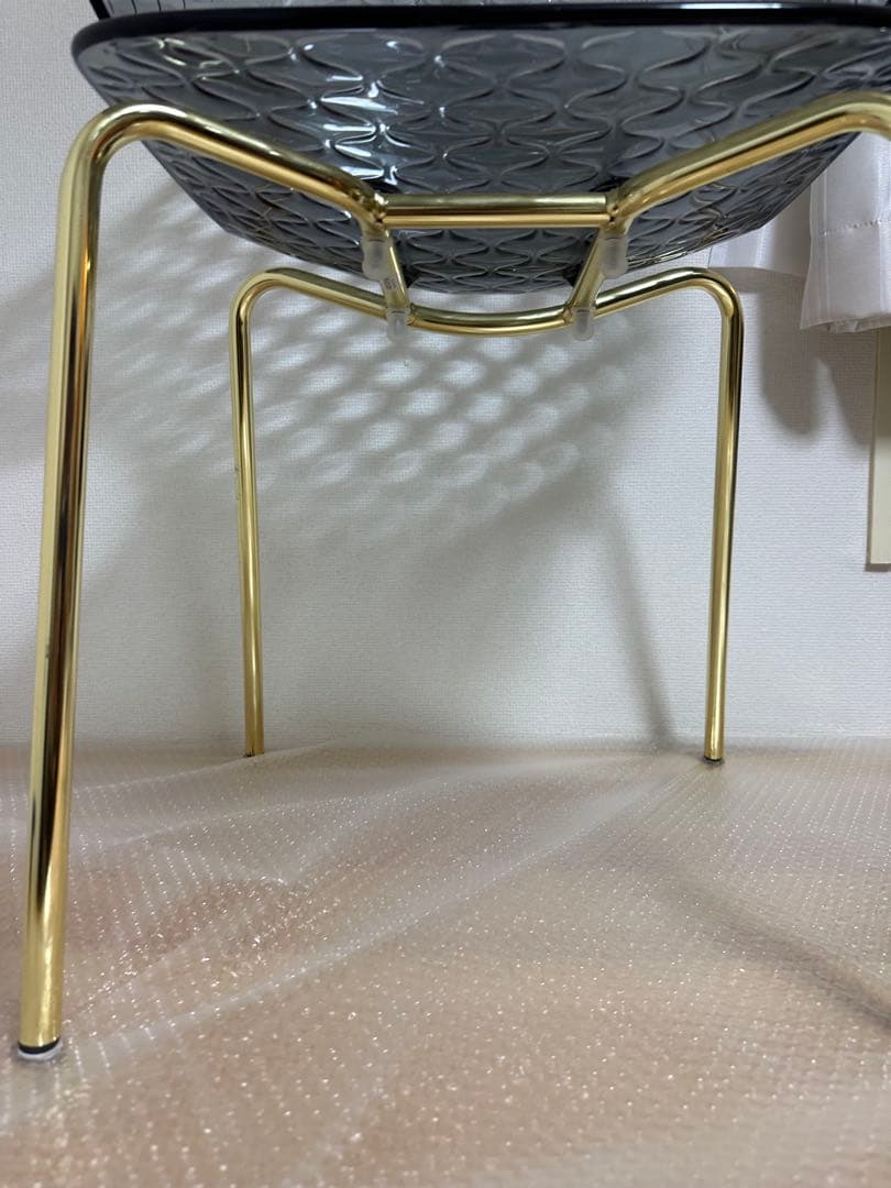 calligaris カリガリス サントロペ　チェア　スモークグレー ゴールド