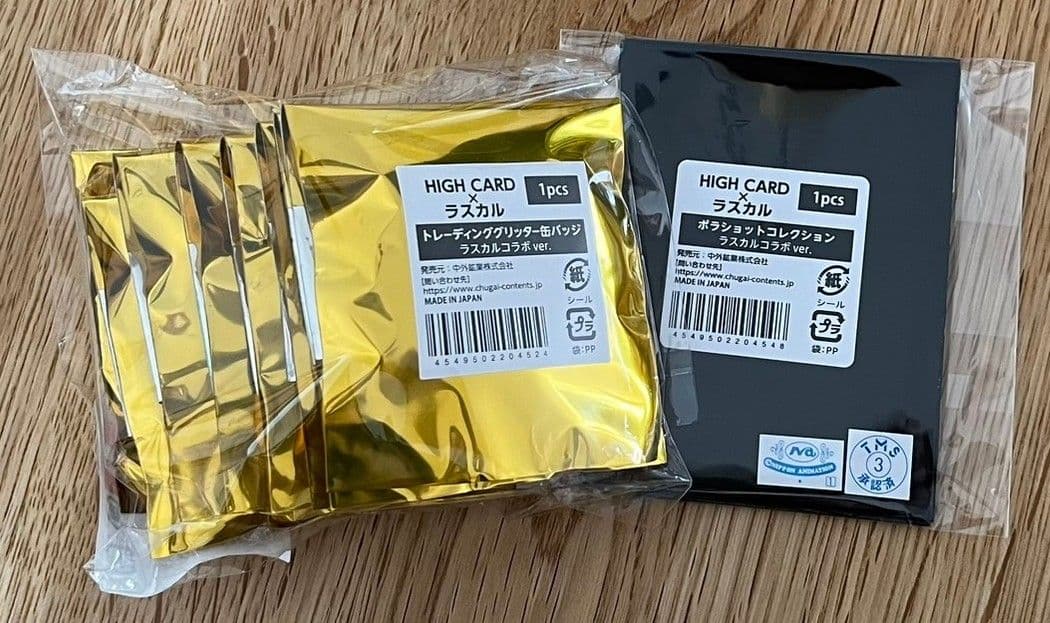HIGH CARD ラスカル AnimeJapan 缶バッジ ポラショット未開封