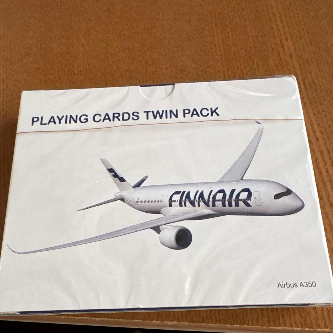 フィンエアー　機内販売2点セット モデルプレーン　プレイングカード