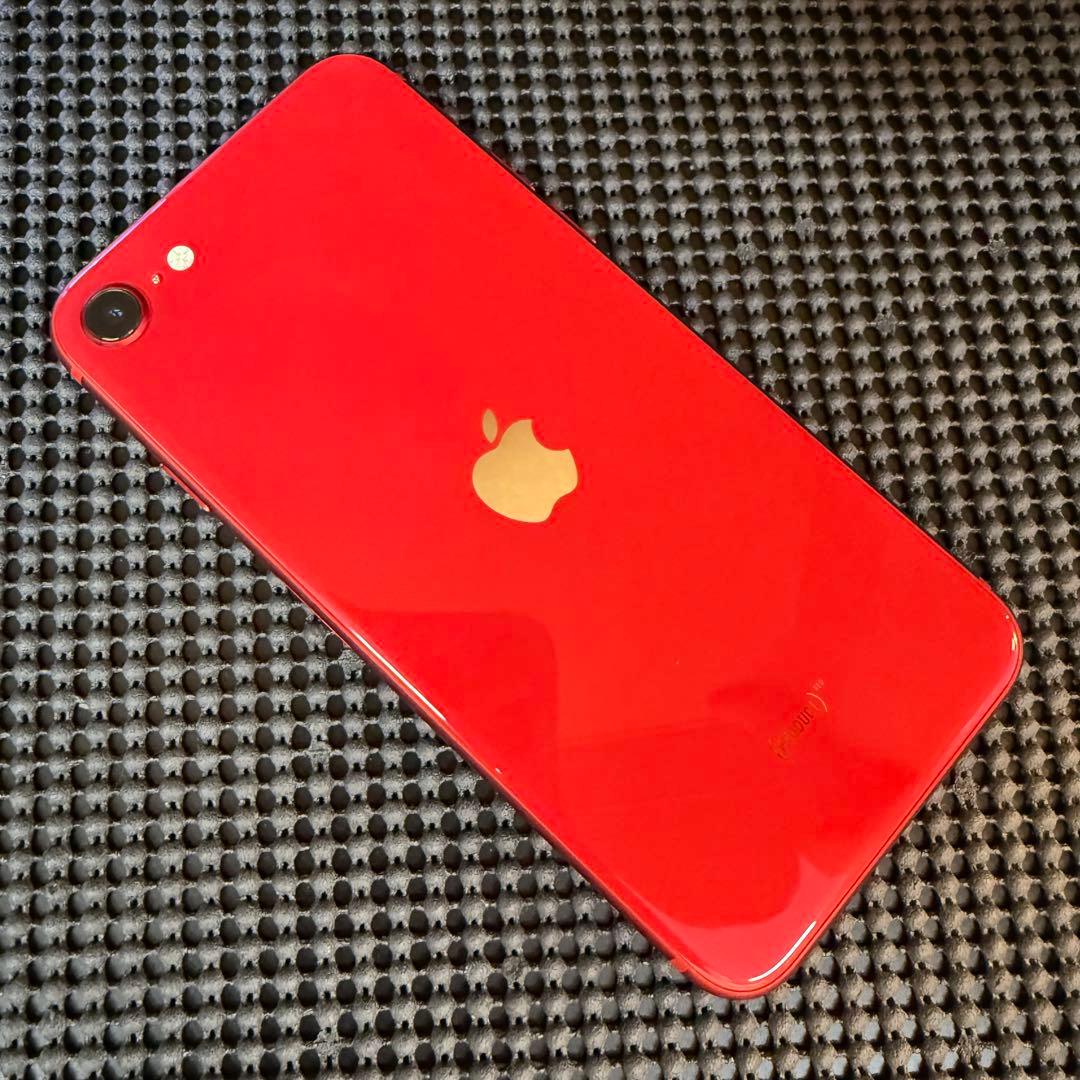iPhoneSE 第2世代 128GB レッド SIMフリー バッテリー100%