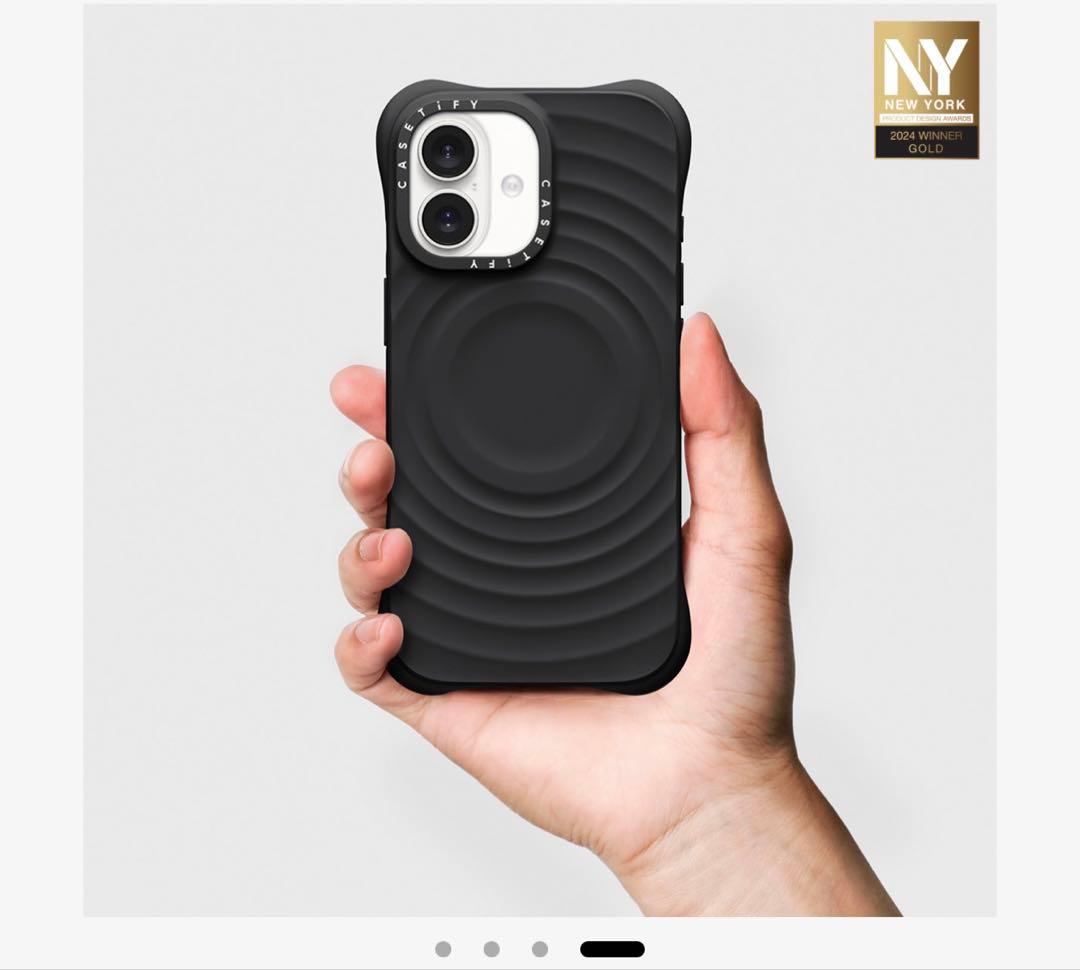 【Aページ】Casetify ブラック iPhone17用ケース