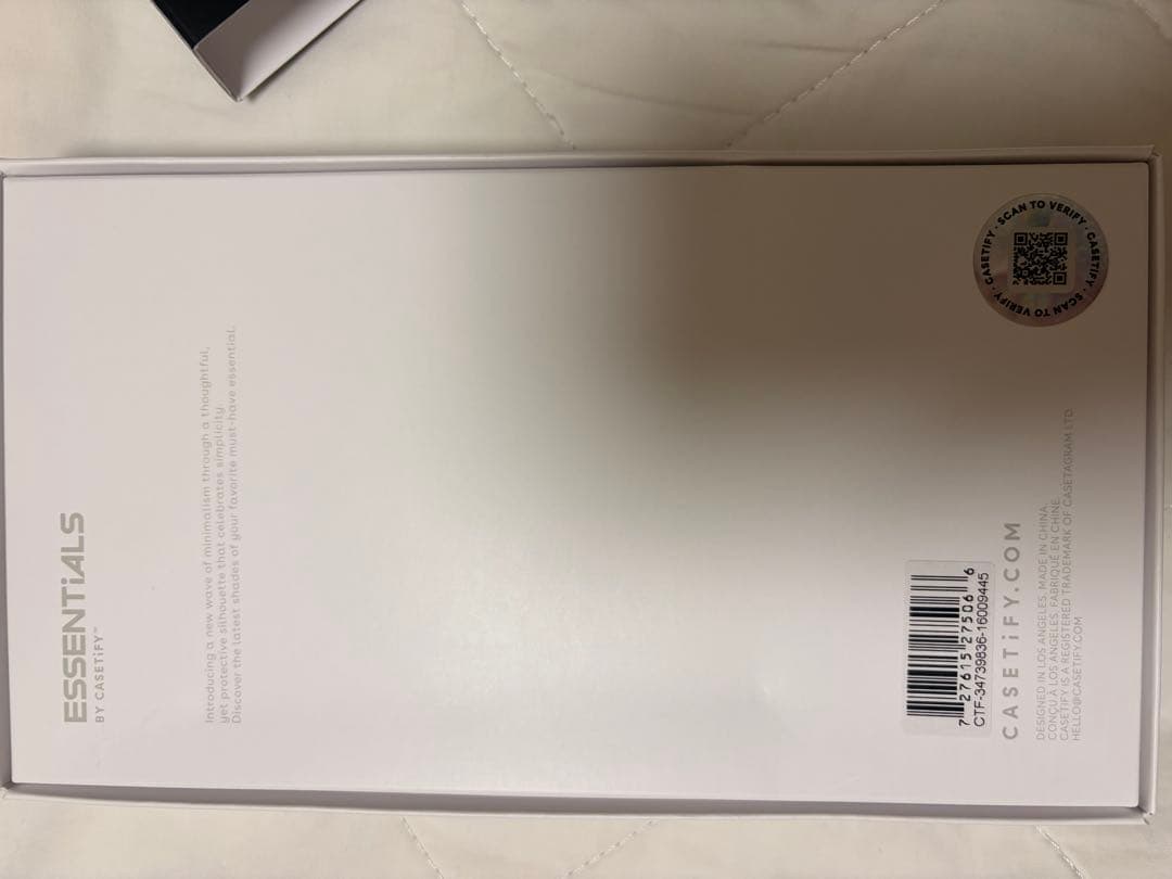 【Aページ】Casetify ブラック iPhone17用ケース