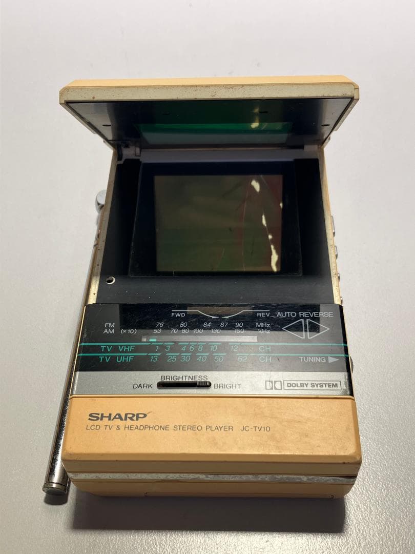 SHARP JC-TV10 TV & カセットプレーヤー#Y605