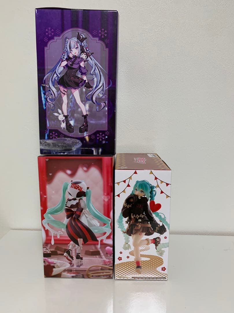 初音ミク　雪ミク　プライズフィギュア　3種セット