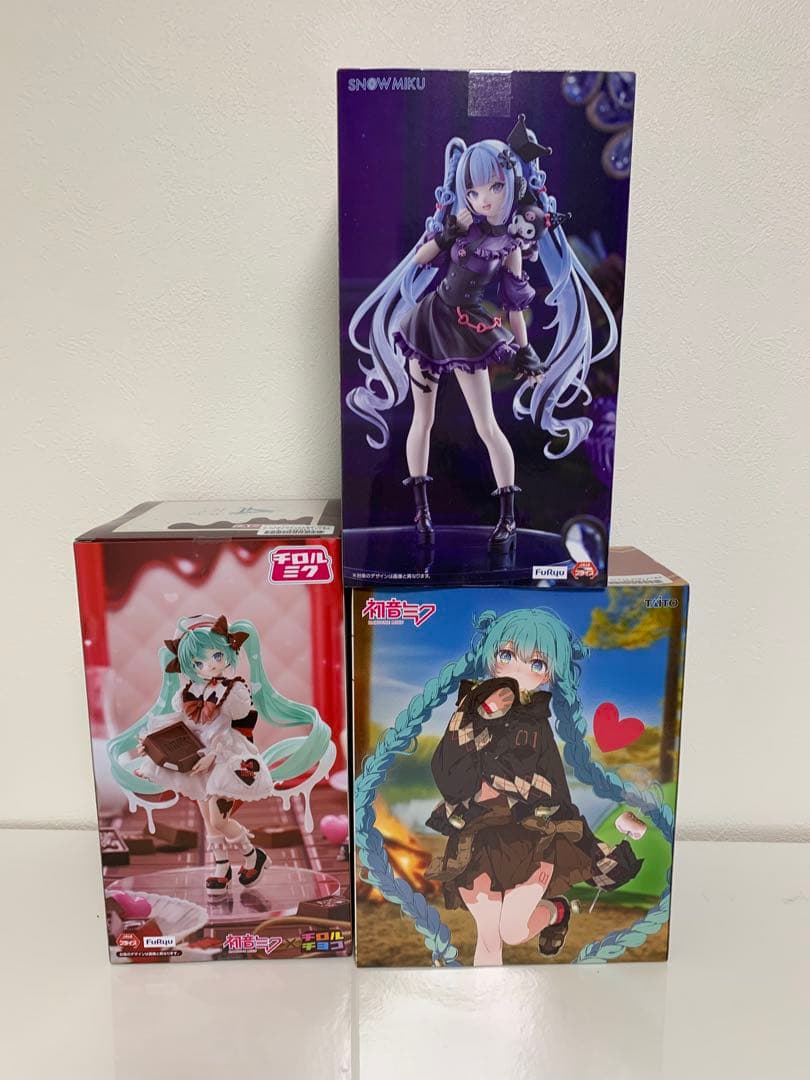 初音ミク　雪ミク　プライズフィギュア　3種セット