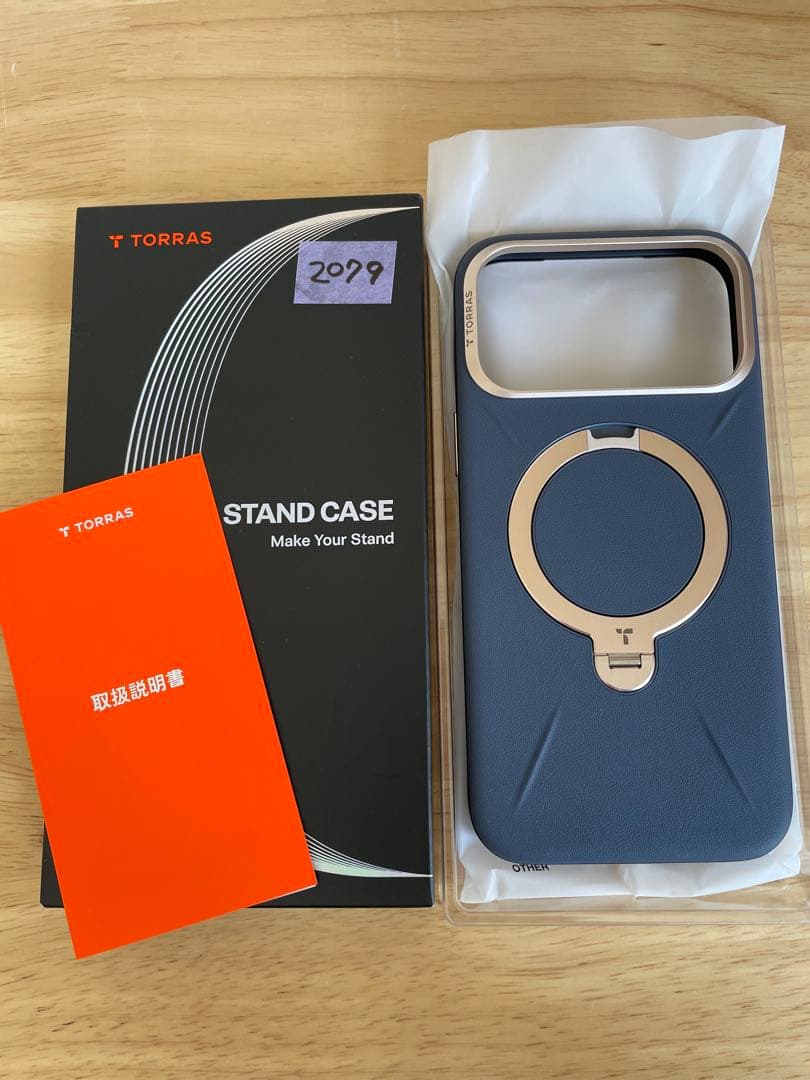 TORRAS iPhone17 Pro Max用ケース サファイアディープブルー